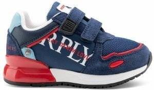 SNEAKERS REPLAY GBS65.001.C0004L/633 ΣΚΟΥΡΟ ΜΠΛΕ/ΚΟΚΚΙΝΟ