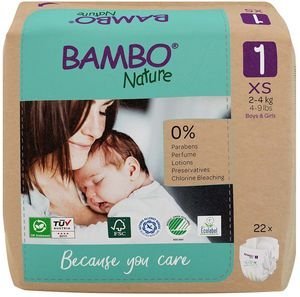  BAMBO NATURE ECO-FRIENDLY SIZE 1 (2-4 KG) 22