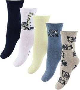  NAME IT 13226697 MINI 5 PACK SOCKS BLEACH WHITE 