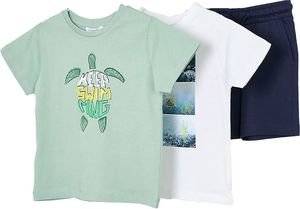   & 2  MAYORAL 03610-027 TURTLE PRINT SET /