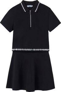 ΣΕΤ ΦΟΥΣΤΑ & ΜΠΛΟΥΖΑ POLO MAYORAL GIRL ΜΑΥΡΟ