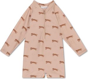   SWIM ESSENTIALS  UV  BROWN LEOPARD ANIMAL