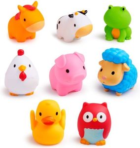   MUNCHKIN FARM BATH SQUIRTS 8 