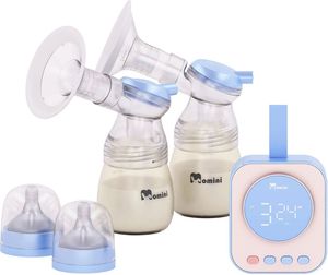 ΔΥΟ ΨΗΦΙΑΚΑ ΕΠΑΝΑΦΟΡΤΙΖΟΜΕΝΑ ΘΗΛΑΣΤΡΑ MOMINI TWIN PUMP ΜΠΛΕ (180 ML)