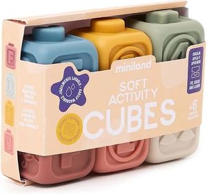 ������ MINILAND ����� �������������� 6 ��� - SOFT ACTIVITY CUBES