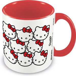 ����� HELLO KITTY (MANY KITTYS) RED COLOURED INNER POD