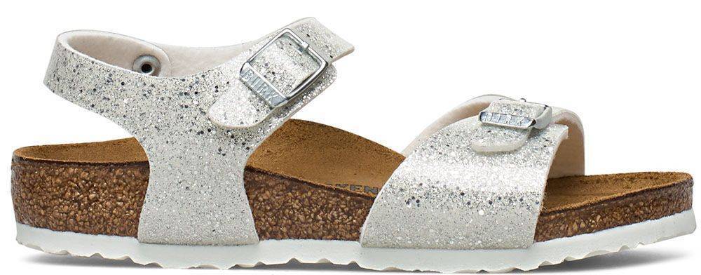 BIRKENSTOCK ΣΑΝΔΑΛΙΑ BIRKENSTOCK RIO BK0SJ101565800243500 ΛΕΥΚΟ ΜΕΤΑΛΛΙΖΕ (EU:25)